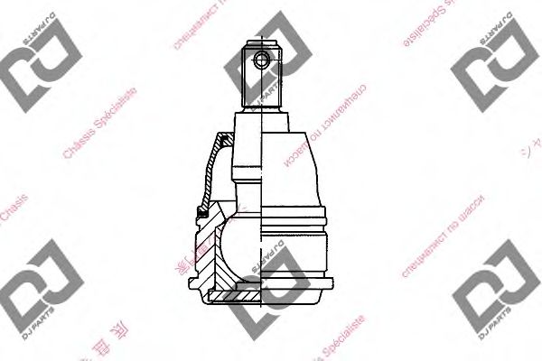 Несущий / направляющий шарнир DJ PARTS DB1049