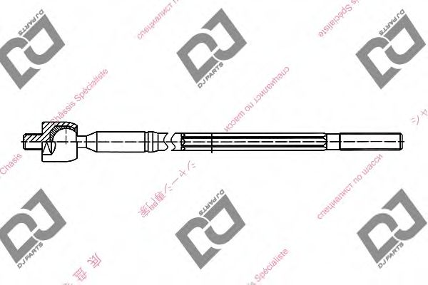 Осевой шарнир, рулевая тяга DJ PARTS DR1029