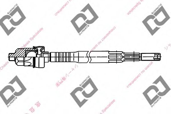 Осевой шарнир, рулевая тяга DJ PARTS DR1041