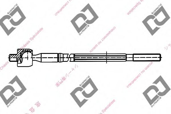 Осевой шарнир, рулевая тяга DJ PARTS DR1004