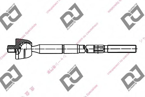 Осевой шарнир, рулевая тяга DJ PARTS DR1009