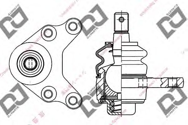 Несущий / направляющий шарнир DJ PARTS DB1113