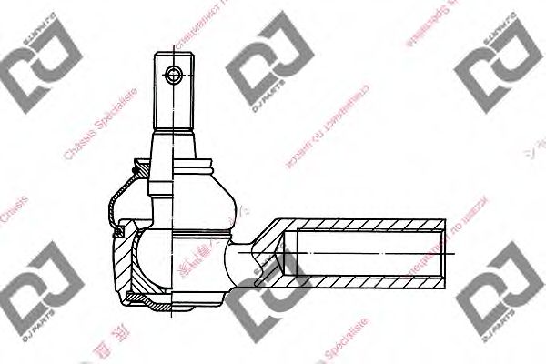 Наконечник поперечной рулевой тяги DJ PARTS DE1000