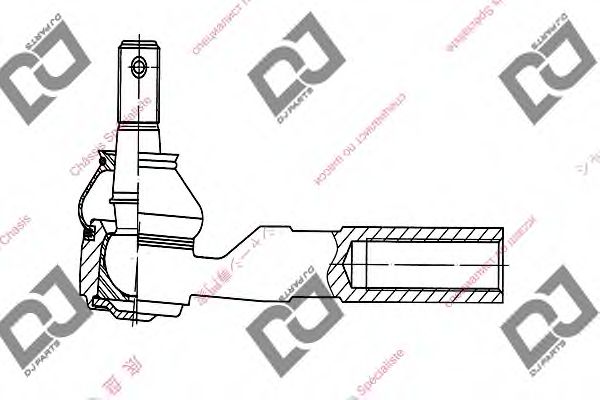 Наконечник поперечной рулевой тяги DJ PARTS DE1011