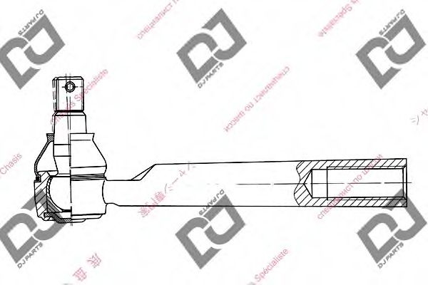Наконечник поперечной рулевой тяги DJ PARTS DE1022