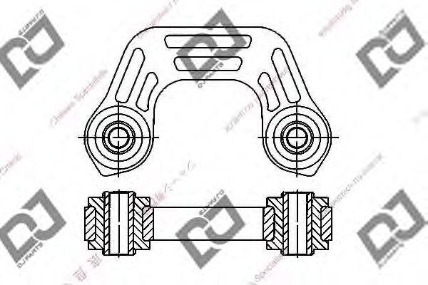 Тяга / стойка, стабилизатор DJ PARTS DL1073