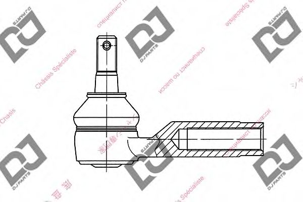 Наконечник поперечной рулевой тяги DJ PARTS DE1064