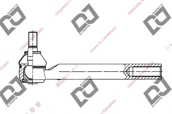 Наконечник поперечной рулевой тяги DJ PARTS DE1079