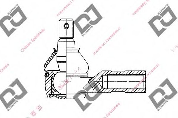 Наконечник поперечной рулевой тяги DJ PARTS DE1085