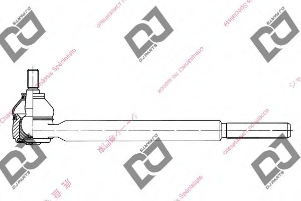 Наконечник поперечной рулевой тяги DJ PARTS DE1133