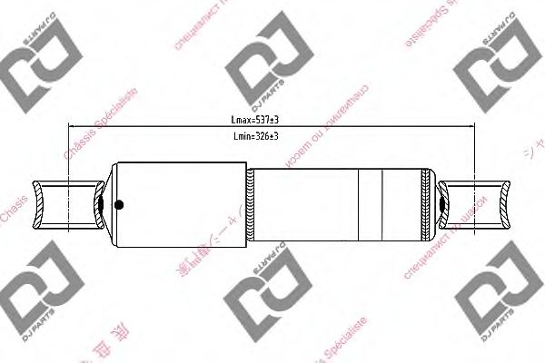 Амортизатор DJ PARTS DS1181HT