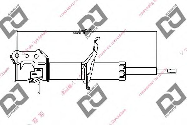 Амортизатор DJ PARTS DS1199GS