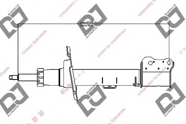 Амортизатор DJ PARTS DS1201GS