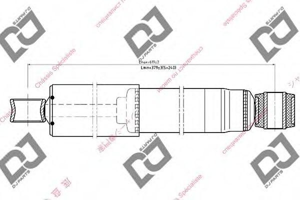 Амортизатор DJ PARTS DS1130GT