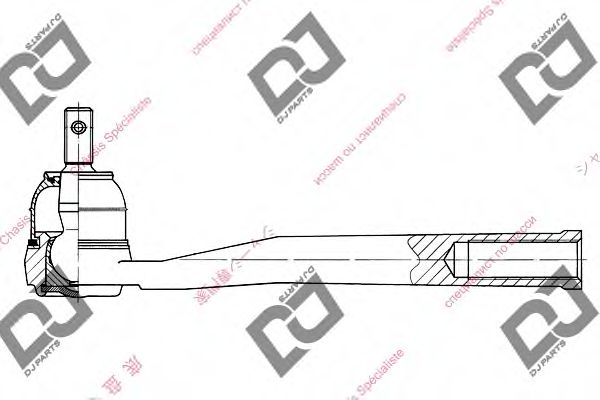 Наконечник поперечной рулевой тяги DJ PARTS DE1059