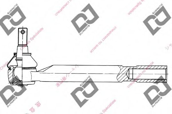 Наконечник поперечной рулевой тяги DJ PARTS DE1149