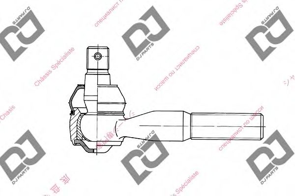 Наконечник поперечной рулевой тяги DJ PARTS DE1237