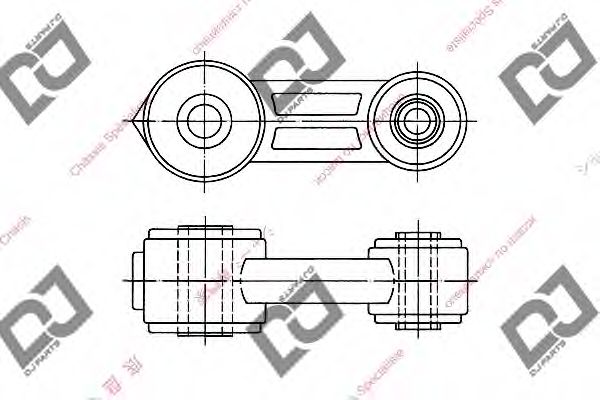 Тяга / стойка, стабилизатор DJ PARTS DL1074