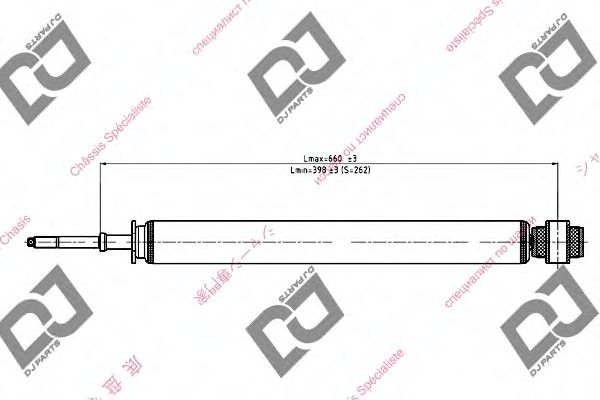 Амортизатор DJ PARTS DS1009GT