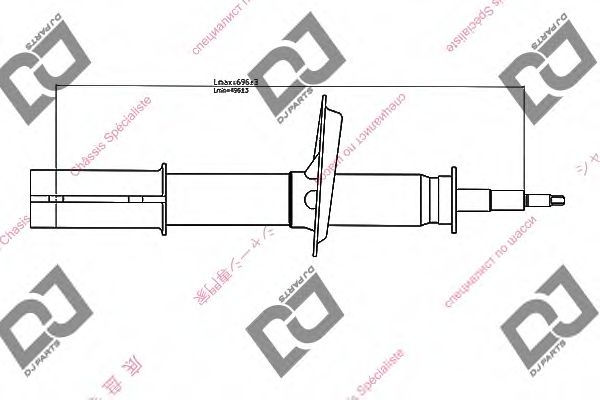 Амортизатор DJ PARTS DS1223GS