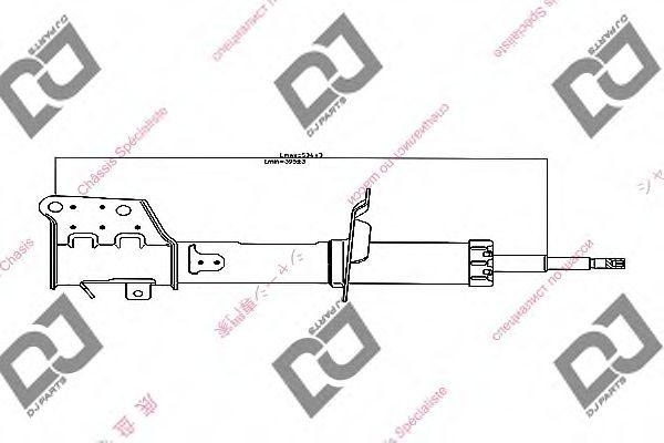 Амортизатор DJ PARTS DS1230GS