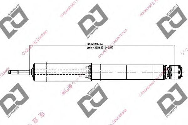 Амортизатор DJ PARTS DS1041GT