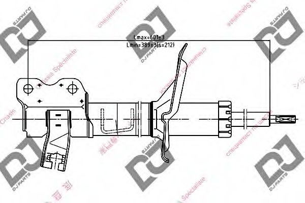 Амортизатор DJ PARTS DS1127GS