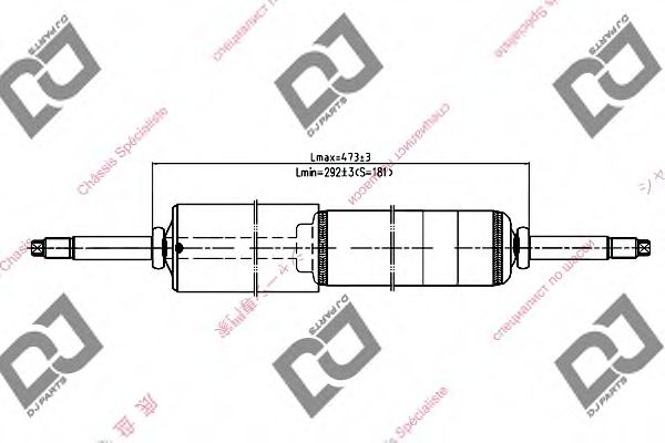 Амортизатор DJ PARTS DS1129GT