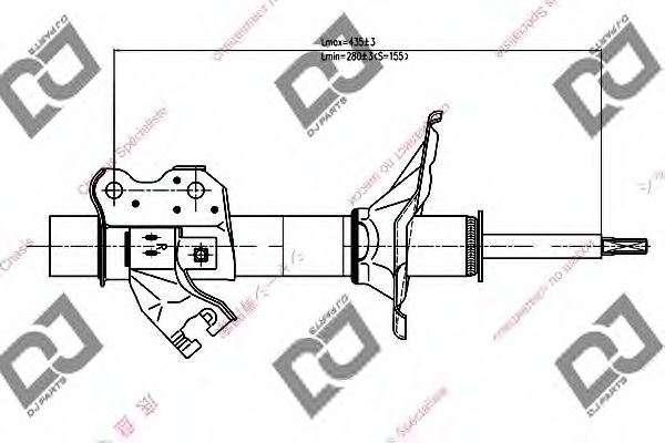 Амортизатор TOKICO A1062