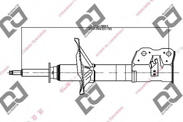 Амортизатор DJ PARTS DS1150GS