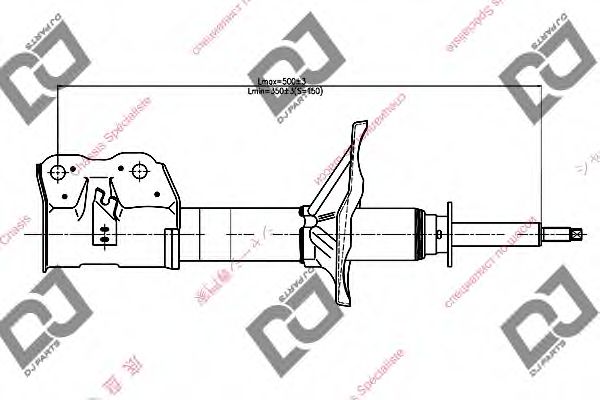 Амортизатор DJ PARTS DS1151GS