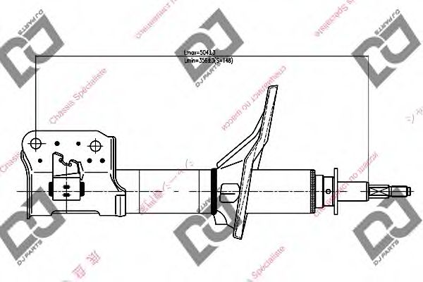 Амортизатор DJ PARTS DS1163GS