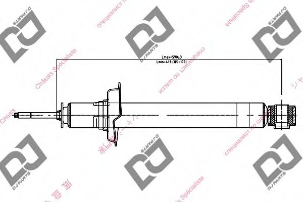 Амортизатор DJ PARTS DS1165GT