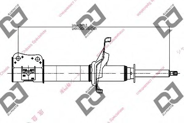 Амортизатор DJ PARTS DS1082GS