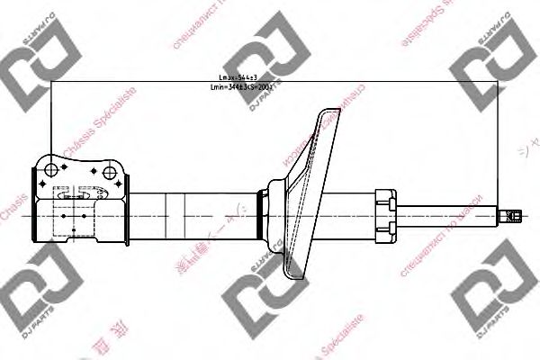 Амортизатор DJ PARTS DS1085GS