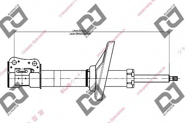 Амортизатор DJ PARTS DS1086GS