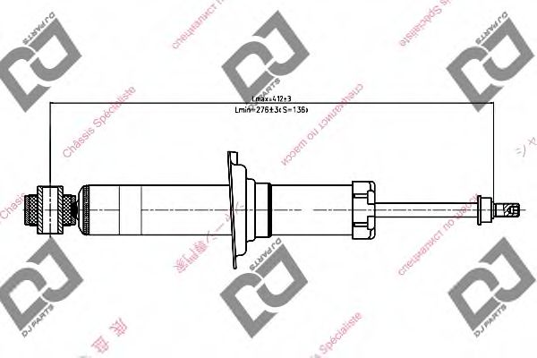 Амортизатор DJ PARTS DS1092GT