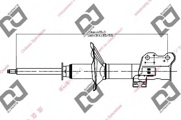 Амортизатор DJ PARTS DS1097GS