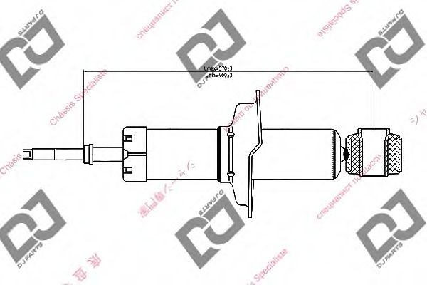 Амортизатор DJ PARTS DS1246GT