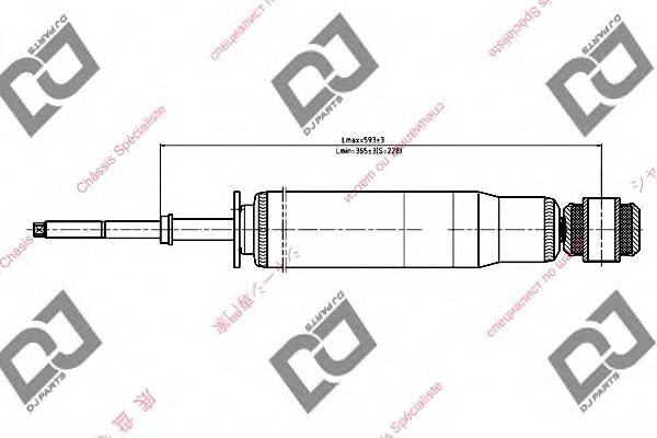 Амортизатор DJ PARTS DS1288GT