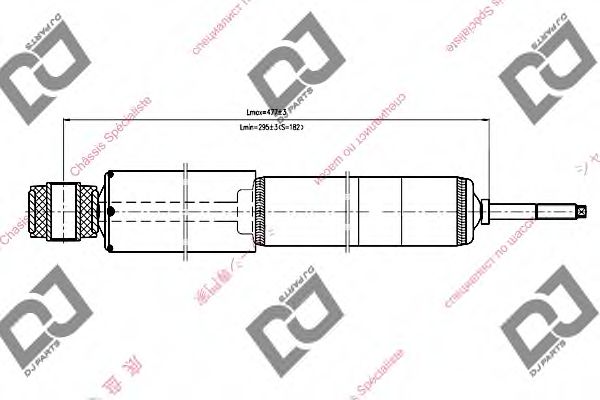 Амортизатор DJ PARTS DS1297GT