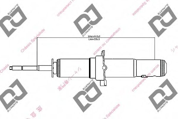 Амортизатор DJ PARTS DS1323GT