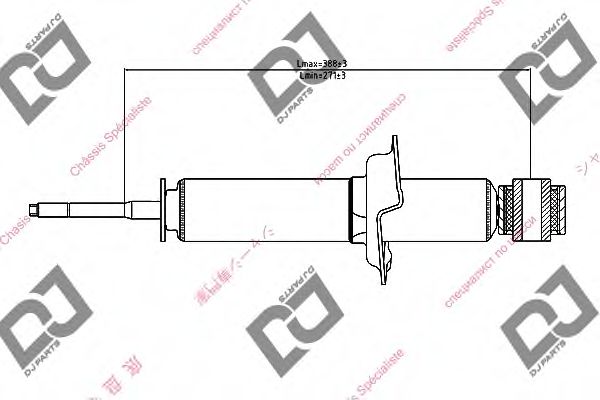 Амортизатор DJ PARTS DS1328GT