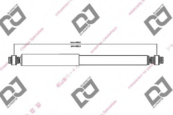 Амортизатор DJ PARTS DS1335GT