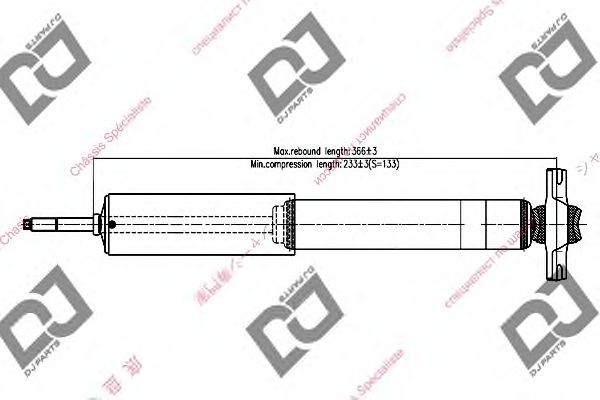 Амортизатор DJ PARTS DS1057GT