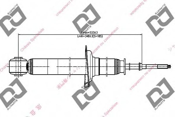 Амортизатор DJ PARTS DS1658GT