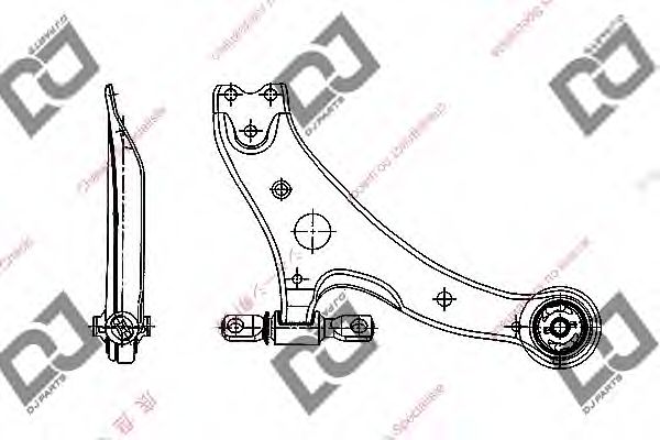 Рычаг независимой подвески колеса, подвеска колеса DJ PARTS DA1061