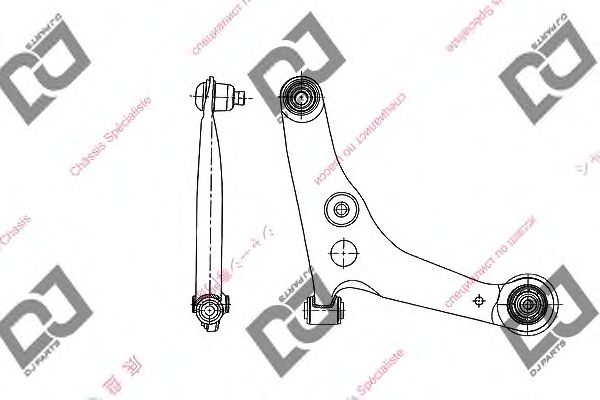 Рычаг независимой подвески колеса, подвеска колеса DJ PARTS DA1105
