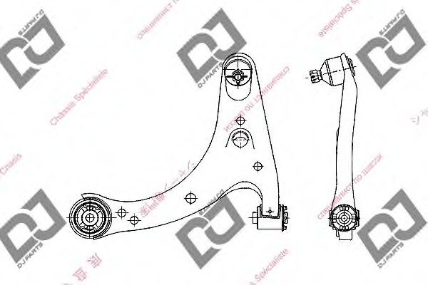Рычаг независимой подвески колеса, подвеска колеса DJ PARTS DA1374