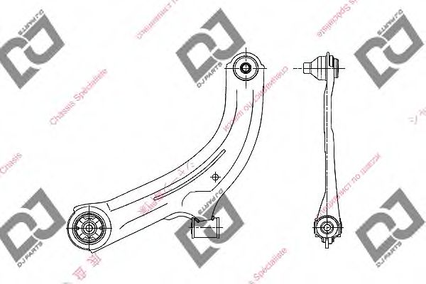 Рычаг независимой подвески колеса, подвеска колеса DJ PARTS DA1317